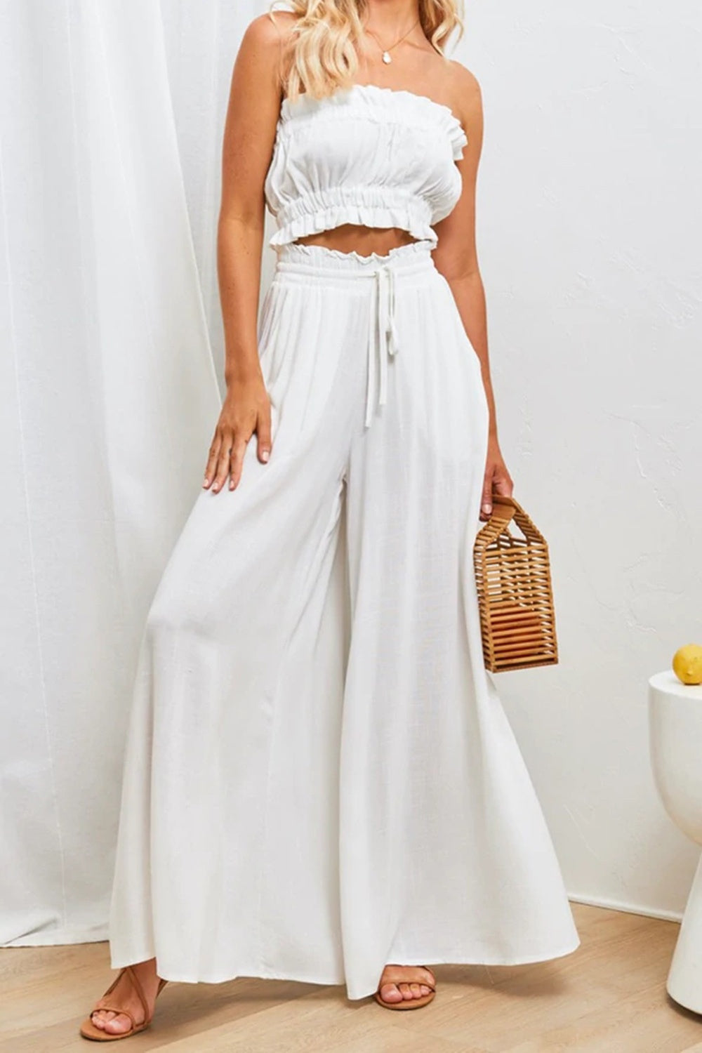 Wide Leg Pants with Pockets