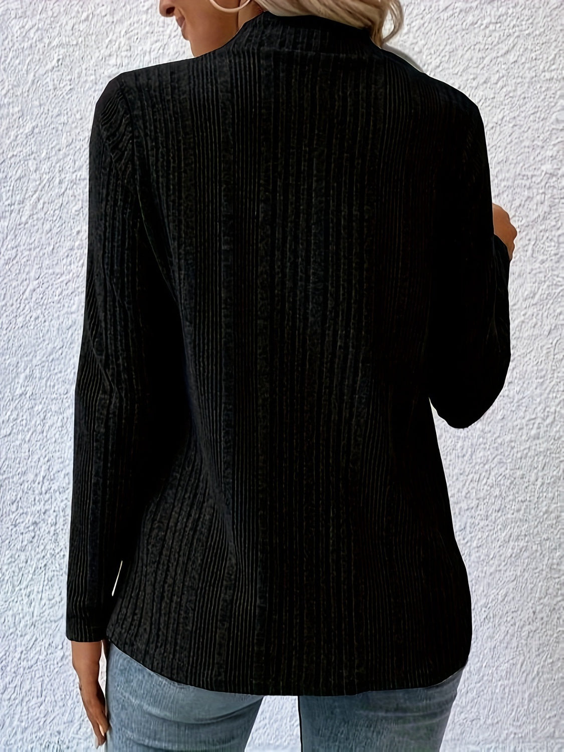 Open Front Long Sleeve Cardigan