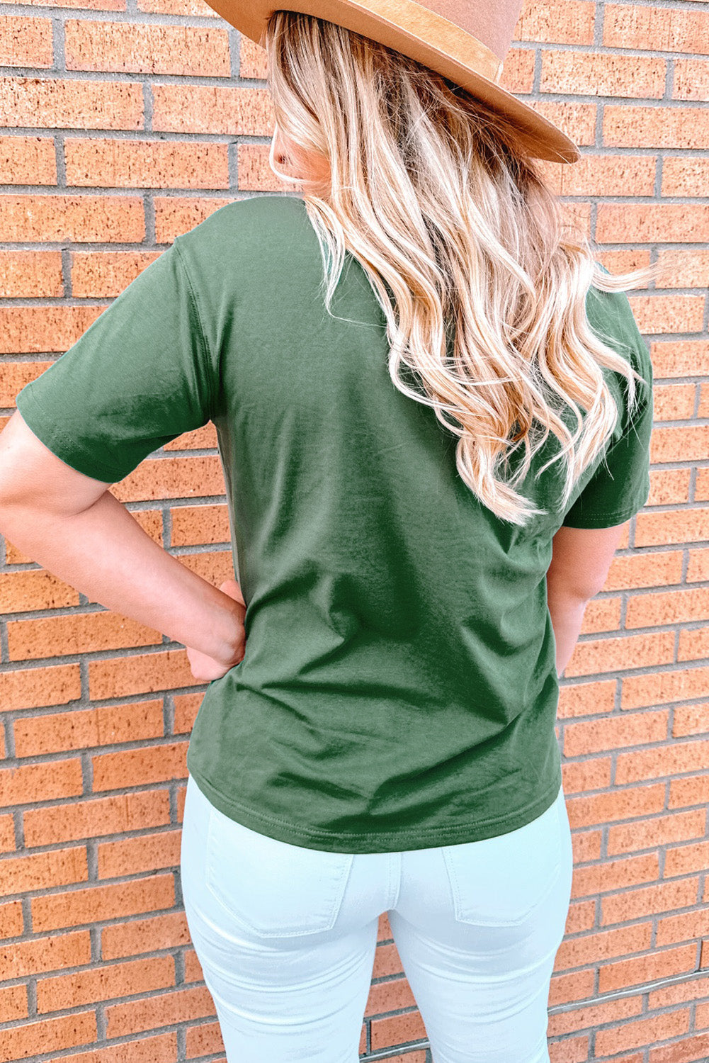 Graphic Round Neck Pocket Tee