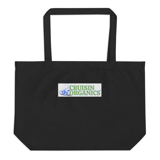 Large organic tote bag