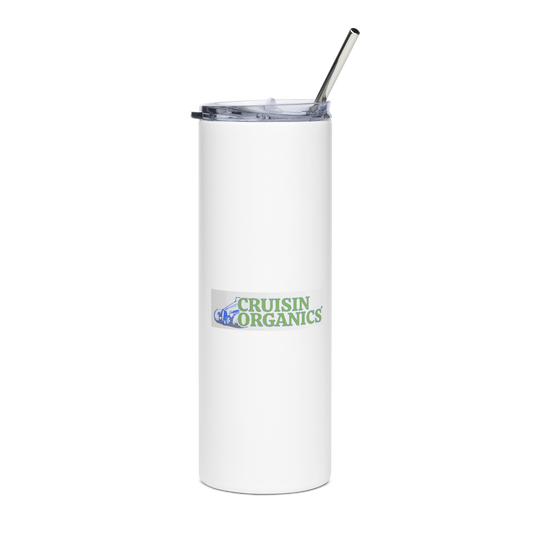 Stainless Steel Tumbler Metal Straw and Lid Included. Cup Holder Friendly. 20 oz