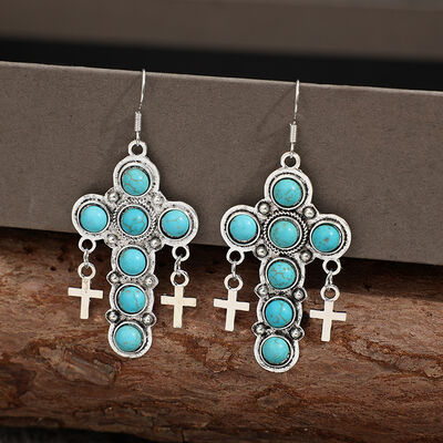 Turquoise is known for its stunning color and unique beauty, making these earrings a great addition to any jewelry collection. Turquoise is a highly sought-after gemstone, known for its striking color and exquisite appearance.