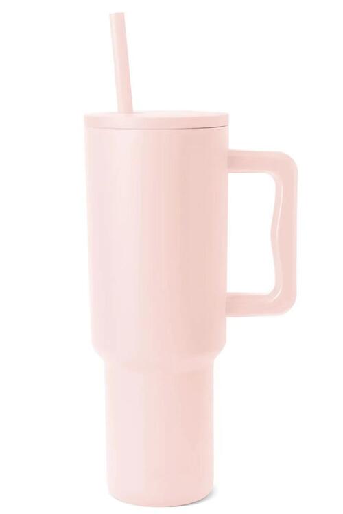 Monochromatic Tumbler with Matching Straw 40 oz