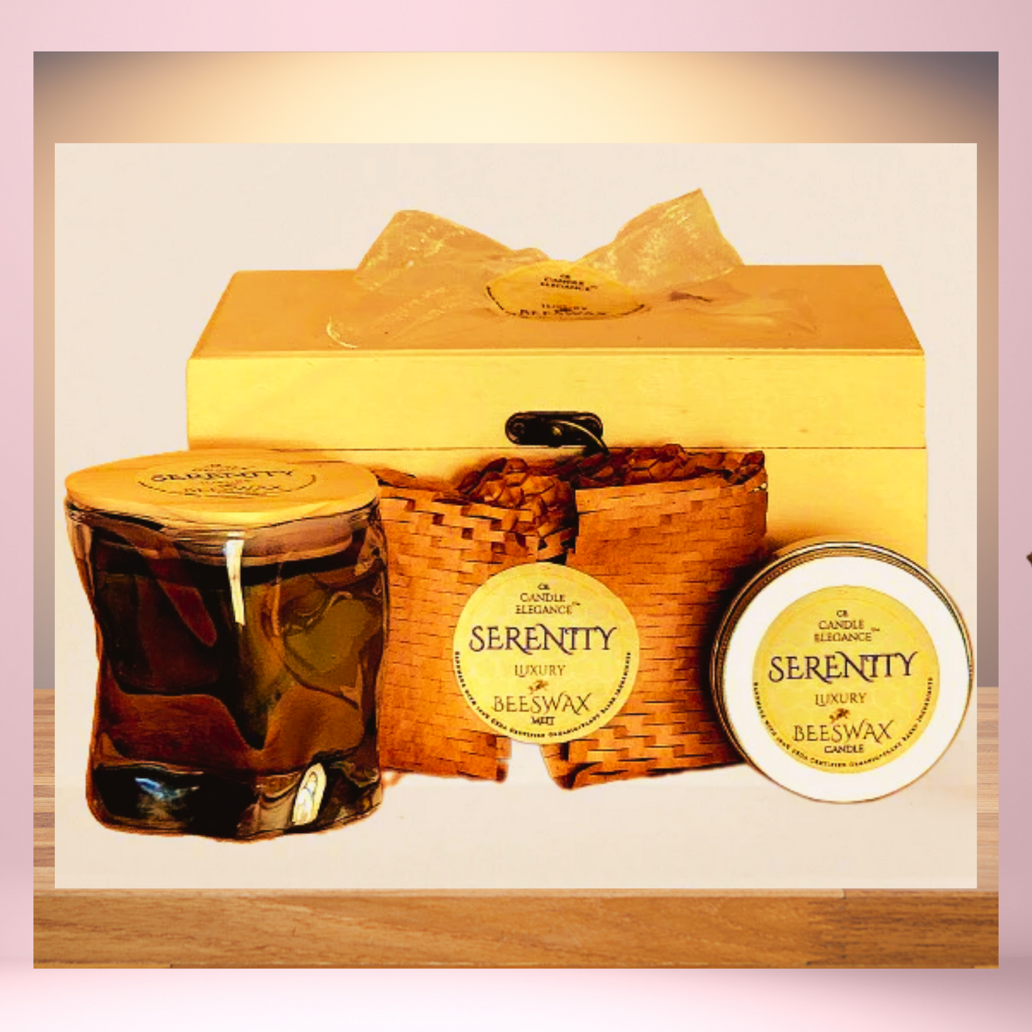 The Serenity Trio Gift Box Set is a carefully crafted scent experience that features eucalyptus, niaouli, and lavender. The top note of eucalyptus provides a lemony refreshment from Brazil, while the middle note of niaouli has a sweet and fresh camphoraceious smell. The bottom note of lavender, used since ancient times, provides a rich floral scent.
