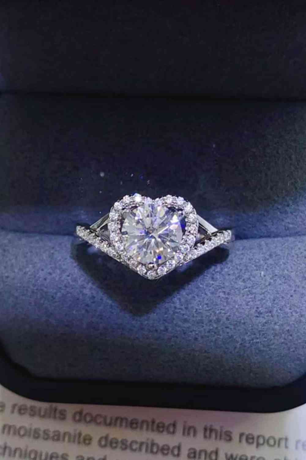 This stunning Moissanite ring, weighing over 0.3 carats, comes with a certificate of stone properties. For added peace of mind, a limited warranty is also included. Don't hesitate to reach out to us for any concerns regarding your purchase. Plus, it comes with a matching box.