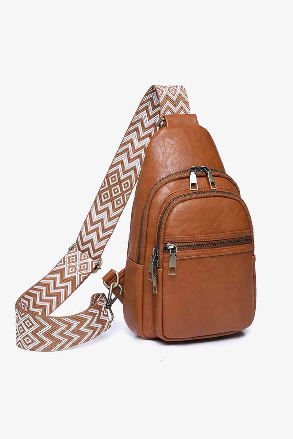 Faux Leather Sling Bag